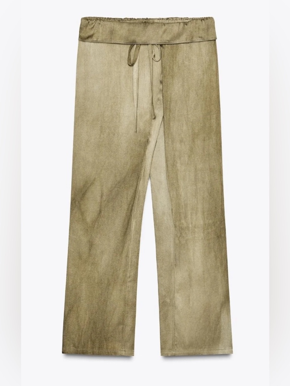 Zara Drawstring Pants in Olive Green